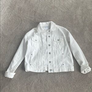 Old Navy White Jean Jacket
